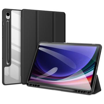 Étui à Rabat Samsung Galaxy Tab S10 FE/S9 FE Tri-Fold Intelligente Dux Ducis Toby - Noir
