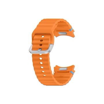 Bracelet Sport Samsung Galaxy Watch 4/4 Classic/5/5 Pro/6/6 Classic/7/FE en Silicone ET-SNL31LOEGEU -M/L - Orange