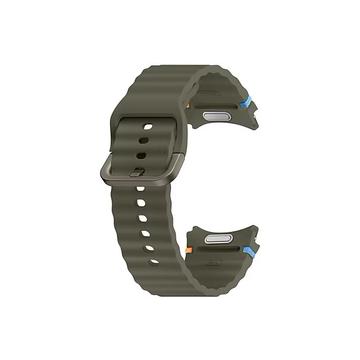 Bracelet Sport Samsung Galaxy Watch 4/4 Classic/5/5 Pro/6/6 Classic/7/FE en Silicone ET-SNL31LKEGEU - M/L - Groen