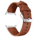 Bracelet en Cuir Samsung Galaxy Watch Ultra avec Connecteurs - 47mm - Marron