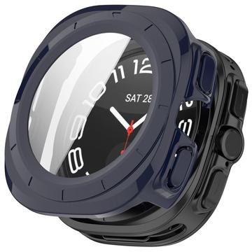 Coque Samsung Galaxy Watch Ultra en Plastique avec Protecteur d\'Écran - 47mm - Bleu Foncé