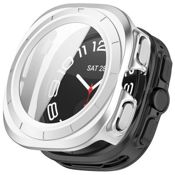 Coque Samsung Galaxy Watch Ultra en Plastique avec Protecteur d\'Écran - 47mm - Argenté