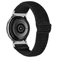 Bracelet de Montre Tricoté Samsung Galaxy Watch4/Watch4 Classic - Noir