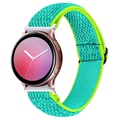 Bracelet de Montre Tricoté Samsung Galaxy Watch4/Watch4 Classic - Jaune / Vert