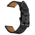 Bracelet en Cuir pour Samsung Galaxy Watch4/Watch4 Classic - Noir