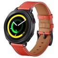 Bracelet en Cuir pour Samsung Galaxy Watch4/Watch4 Classic - Rouge