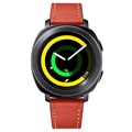 Bracelet en Cuir pour Samsung Galaxy Watch4/Watch4 Classic - Rouge