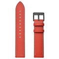Bracelet en Cuir pour Samsung Galaxy Watch4/Watch4 Classic - Rouge