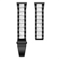 Bracelet en Acier Inoxydable Samsung Galaxy Watch4/Watch4 Classic - Gris Perle / Noir