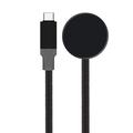 Samsung Galaxy Watch7/Watch6 Tactical Recce 3:20 Câble de charge USB-C - Gris / Noir