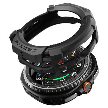 Coque Samsung Galaxy Watch8 Classic en TPU Spigen Rugged Armor - 46mm - Noire