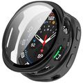 Coque Samsung Galaxy Watch8 en Plastique avec Protecteur d'Écran - 44mm - Noire