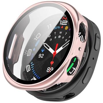 Coque Samsung Galaxy Watch8 en Plastique avec Protecteur d\'Écran - 40mm - Rose