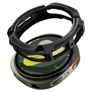 Coque Samsung Galaxy Watch8 en TPU Spigen Rugged Armor - 44mm - Noire