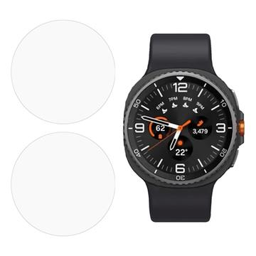 Protecteur d’Écran Samsung Galaxy Watch8 en Verre Trempé - 2 Pièces - 44mm - Clair