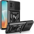 Coque Hybride Samsung Galaxy XCover7 Pro à Anneau Rotatif avec Protection pour Appareil Photo