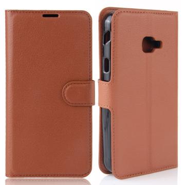 Étui Portefeuille Samsung Galaxy Xcover 4/4s avec Fermeture Magnétique - Marron