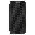 Étui à Rabat Samsung Galaxy Xcover 5 - Fibre de Carbone - Noir