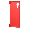 Coque Samsung Galaxy Xcover 5 en Plastique Caoutchouté - Rouge