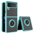 Coque Hybride Samsung Galaxy Z Flip3 5G avec Verre Trempé - Bleue Ciel