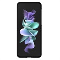 Coque Hybride Samsung Galaxy Z Flip4 5G en Acier Inoxydable - Argenté