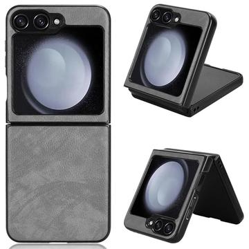 Coque Samsung Galaxy Z Flip6 en Plastique avec Revêtement - Gris