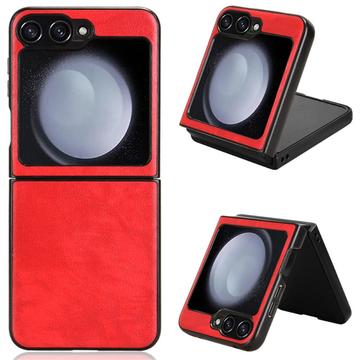 Coque Samsung Galaxy Z Flip6 en Plastique avec Revêtement - Rouge