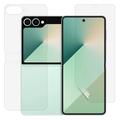 Set de Protecteurs Samsung Galaxy Z Flip7 FE Full Cover - Clair