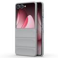 Coque Samsung Galaxy Z Flip7 en TPU - Rugged - Gris Clair