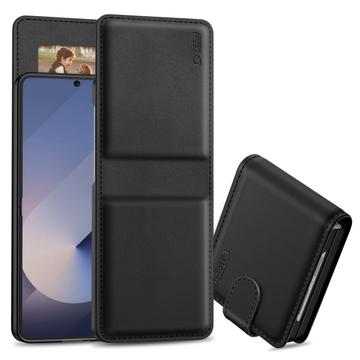 Étui Portefeuille Samsung Galaxy Z Flip7 avec Aimant et Support Tech-Protect - Noir