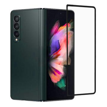 Protecteur d\'Écran - 9H -Samsung Galaxy Z Fold3 5G en Verre Trempé Rurihai Full Cover - Bord Noir