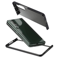 Coque Samsung Galaxy Z Fold4 5G en Plastique Caoutchouté - Noire