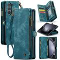 Étui Portefeuille Samsung Galaxy Z Fold6 Multifonctionnel 2-en-1 Caseme 008 - Bleu