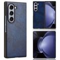 Coque Samsung Galaxy Z Fold6 en Plastique avec Revêtement - Bleu