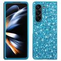 Coque Hybride Samsung Galaxy Z Fold6 - Série Glitter - Bleue