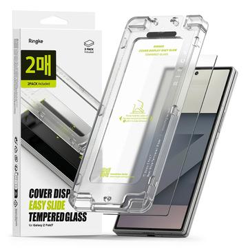 Protection d\'écran Samsung Galaxy Z Fold7 en verre trempé Ringke Easy Slide - 2 Pcs.
