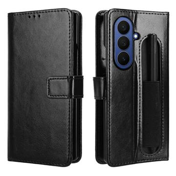 Étui portefeuille Samsung Galaxy Z Fold7 avec support - Noir