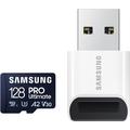 Carte mémoire Samsung Pro Ultimate MicroSDXC avec lecteur de carte MB-MY128SB/WW