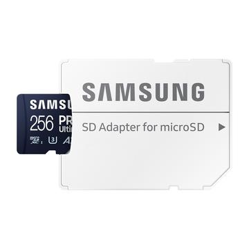 Carte mémoire Samsung Pro Ultimate MicroSDXC avec adaptateur SD MB-MY256SA/WW