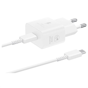 Adaptateur Secteur USB-C Samsung avec Câble EP-T2510XWEGEU - 25W