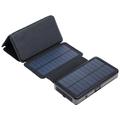 Sandberg Active 20W Water Resistant Solar Power Bank with Flashlight - 20000mAh, 2x USB-A, USB-C - Noir