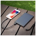 Chargeur Solaire Sandberg Urban 10000mAh - USB-C, USB - Noir