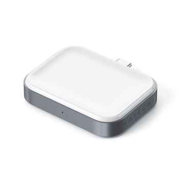 Satechi Station de recharge sans fil USB-C pour AirPods - 5W - Blanc