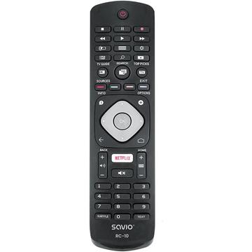 Savio RC-10 Télécommande universelle de remplacement pour téléviseur Philips - Fiable et facile à utiliser