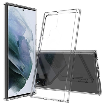 Coque Hybride Samsung Galaxy S22 Ultra 5G Résistante aux Rayures - Transparente