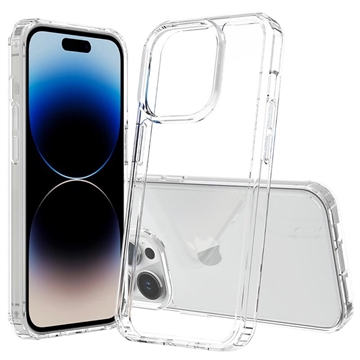 Coque Hybride iPhone 15 Pro Résistante aux Rayures - Transparente