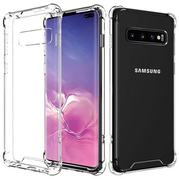 Coque Hybride Samsung Galaxy S10+ Résistante aux Rayures - Transparente