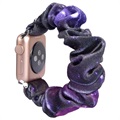 Bracelet Apple Watch Series 7/SE/6/5/4/3/2/1 Scrunchie - 45mm/44mm/42mm - Violet Foncé