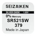 Seizaiken 379 SR521SW Batterie à l'oxyde d'argent - 1.55V