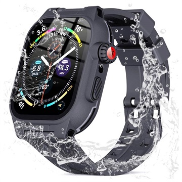 Coque Étanche Apple Watch Series 7 Shellbox - 45mm - Noire